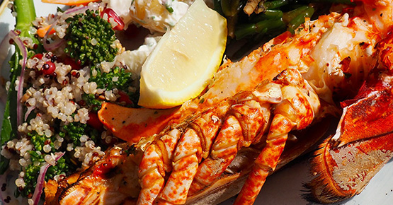 Courtyard Lobster BBQ, The White Horse, Main Road, Brancaster Staithe | Letzer's locally caught lobster's sizzled on the courtyard BBQ  | Lobster, BBQ,