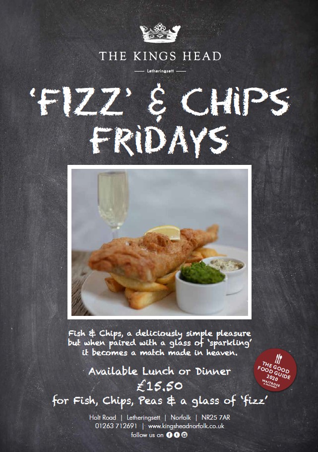 Friday Fizz & Chips - The Kings Head