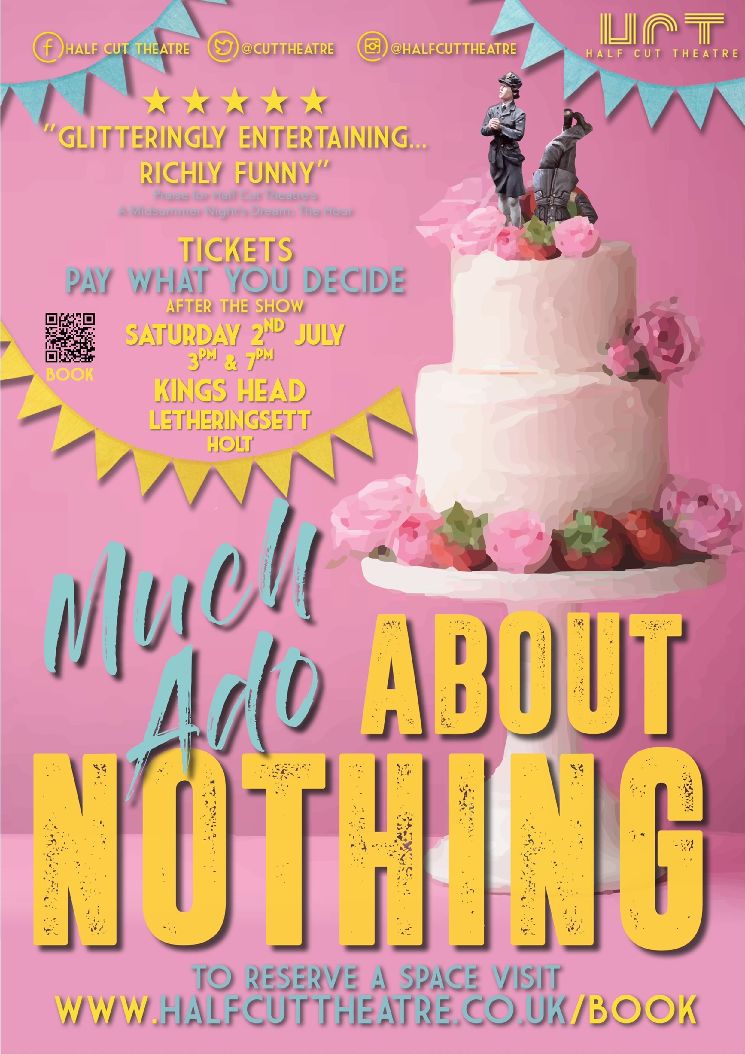 Much Ado About Nothing - Half cut Theatre - The Kings Head
