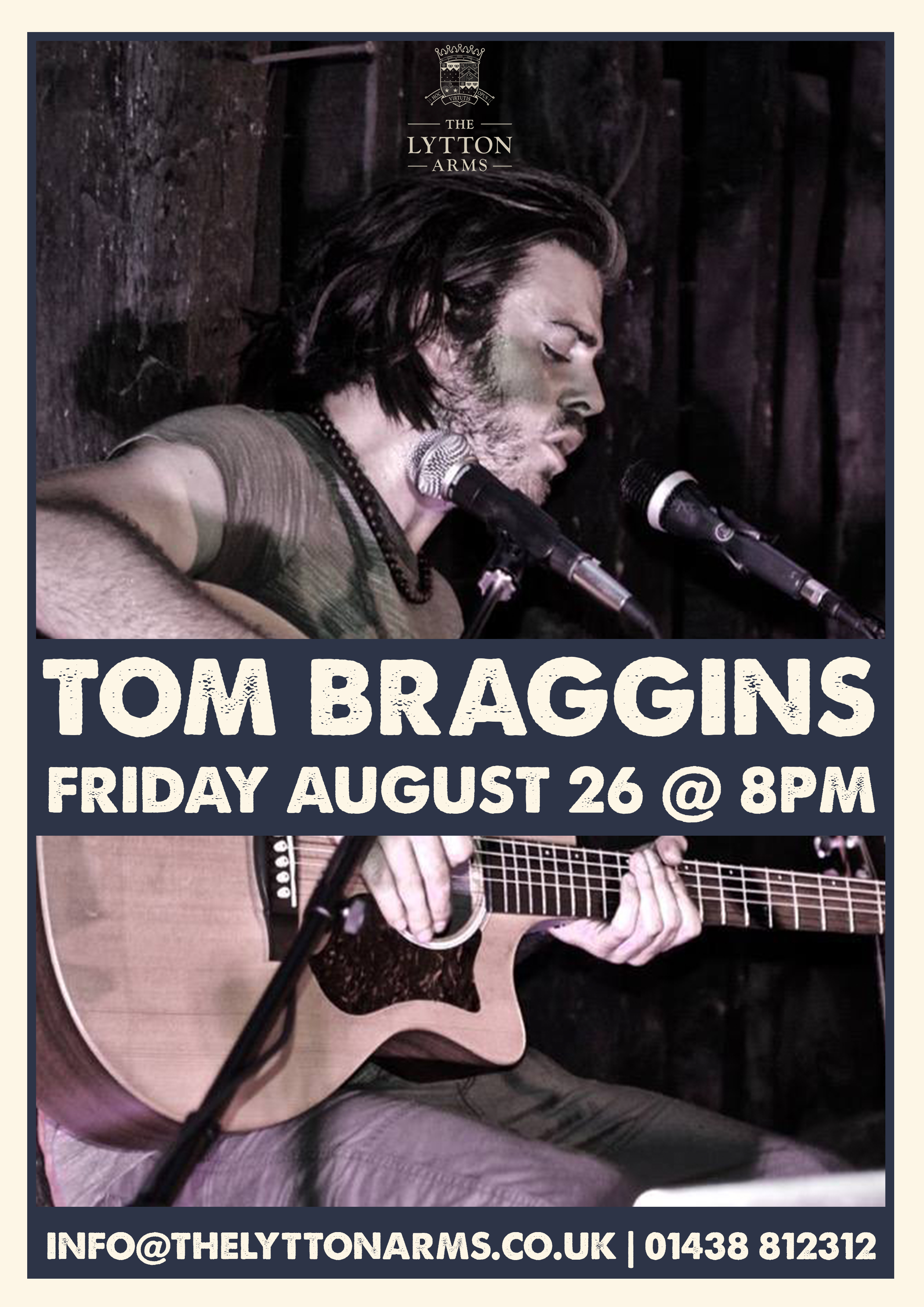 Live at The Lytton - Tom Braggins - August 26th