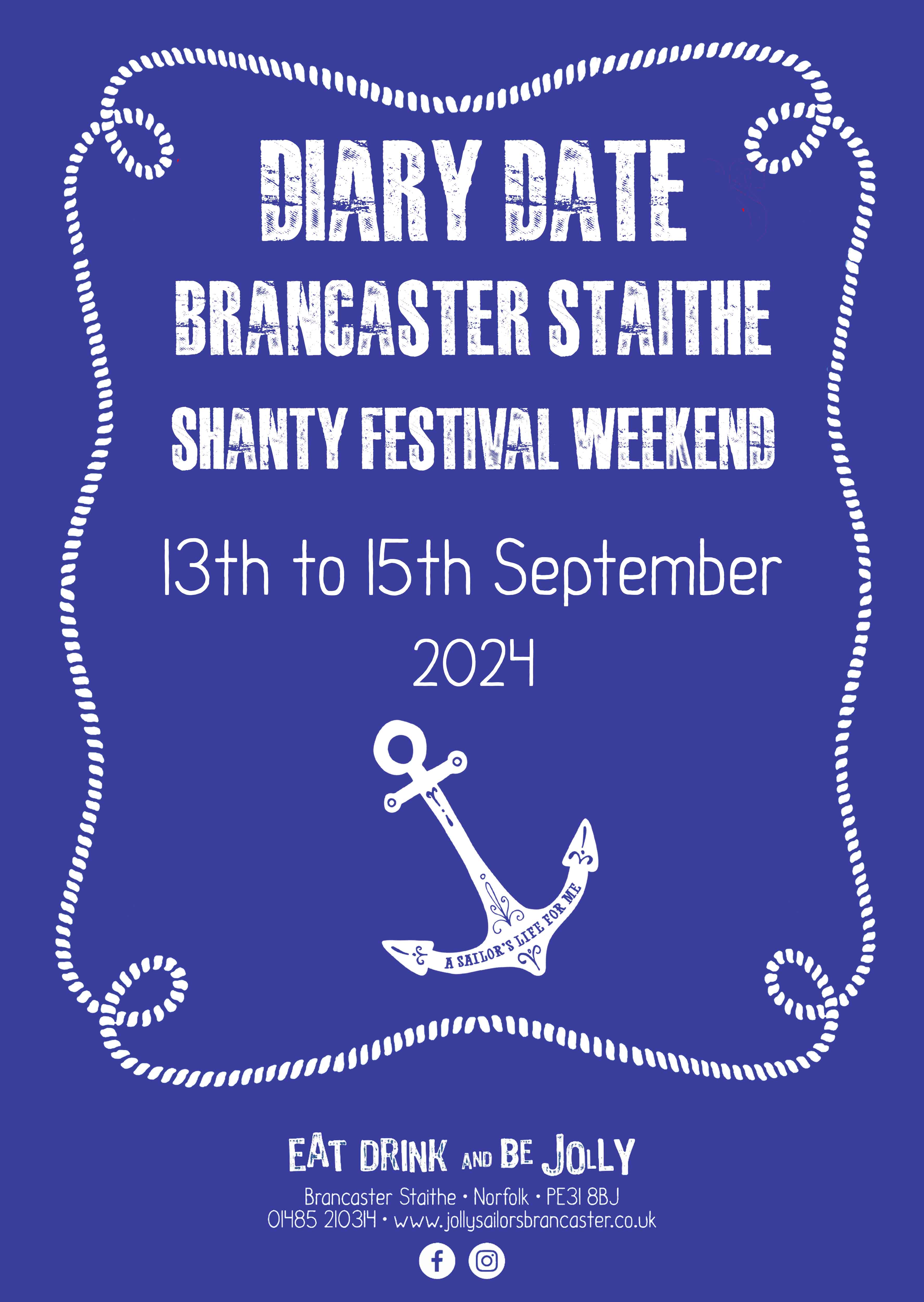 Brancaster Staithe Shanty Festival Weekend 2024